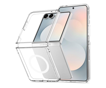 Etui do telefonów Tech-Protect Flexair Hybrid Magsafe do Galaxy Z Flip 8 Clear